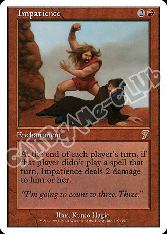 197 / 350 Impatience rara (EN) -NEAR MINT-