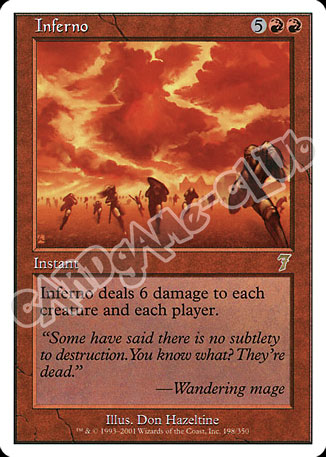 198 / 350 Inferno rara (EN) -NEAR MINT-