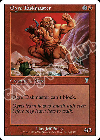 203 / 350 Ogre Taskmaster non comune (EN) -NEAR MINT-