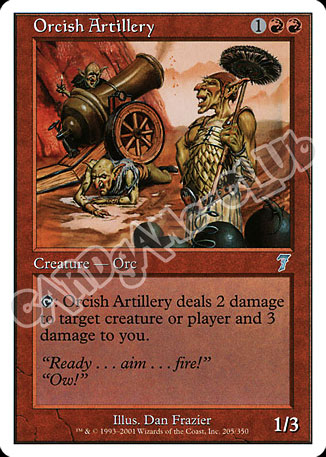 205 / 350 Orcish Artillery non comune (EN) -NEAR MINT-