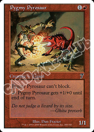 208 / 350 Pygmy Pirosaur comune (EN) -NEAR MINT-
