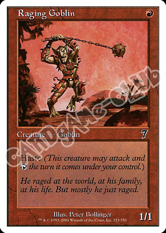 211 / 350 Raging Goblin comune (EN) -NEAR MINT-