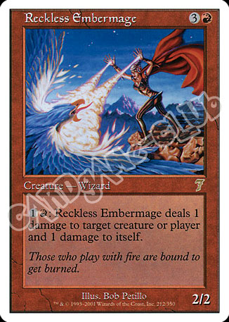 212 / 350 Reckless Embermage rara (EN) -NEAR MINT-