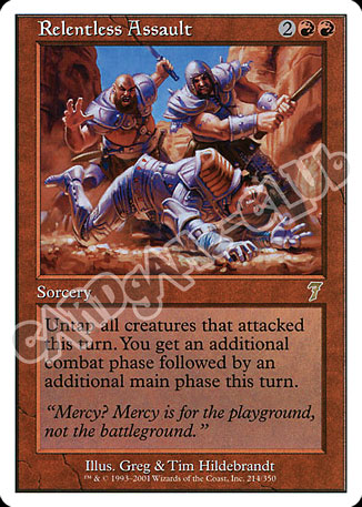 214 / 350 Relentless Assault rara (EN) -NEAR MINT-