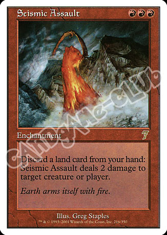 216 / 350 Sismic Assault rara (EN) -NEAR MINT-