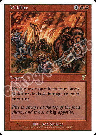 228 / 350 Wildfire rara (EN) -NEAR MINT-