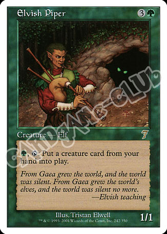 242 / 350 Elvish Piper rara (EN) -NEAR MINT-