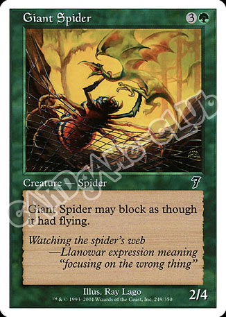 249 / 350 Giant Spider comune (EN) -NEAR MINT-
