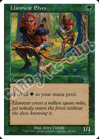 253 / 350 Llanowar Elves comune (EN) -NEAR MINT-