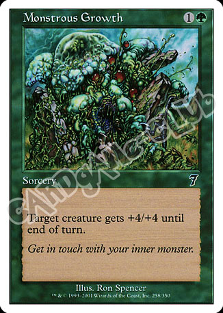 258 / 350 Monstrous Growth comune (EN) -NEAR MINT-