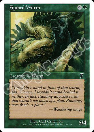 270 / 350 Spined Wurm comune (EN) -NEAR MINT-