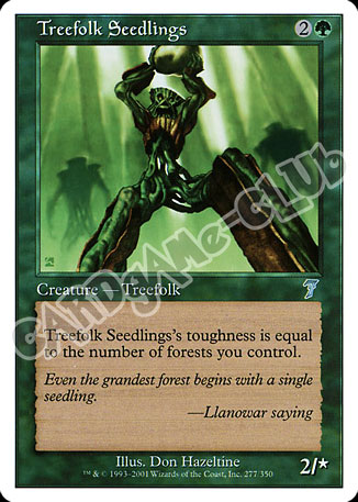 277 / 350 Treefolk Seedling non comune (EN) -NEAR MINT-