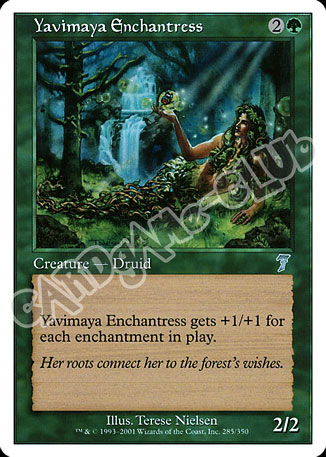 285 / 350 Yavimaya Enchantress non comune (EN) -NEAR MINT-