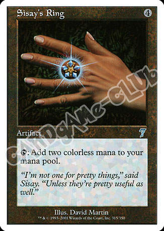 315 / 350 Sisay's Ring non comune (EN) -NEAR MINT-