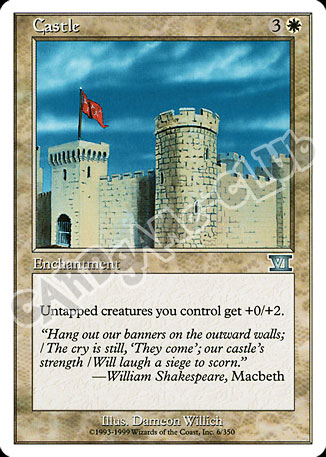 006 / 350 Castle non comune (EN) -NEAR MINT-