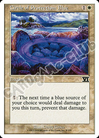 009 / 350 Circle of Protection: Blue comune (EN) -NEAR MINT-