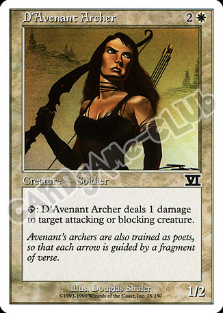 014 / 350 D'Avenant Archer comune (EN) -NEAR MINT-