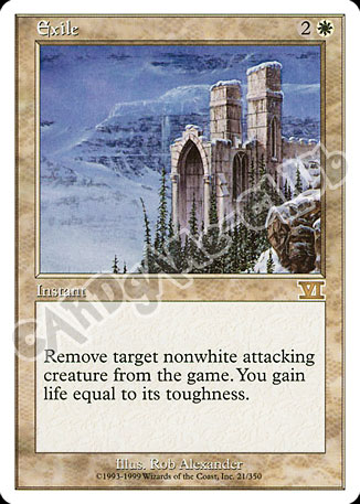 021 / 350 Exile rara (EN) -NEAR MINT-
