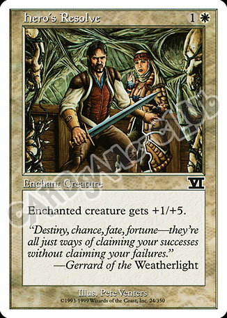 024 / 350 Hero's Resolve comune (EN) -NEAR MINT-