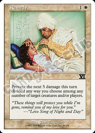 036 / 350 Remedy comune (EN) -NEAR MINT-