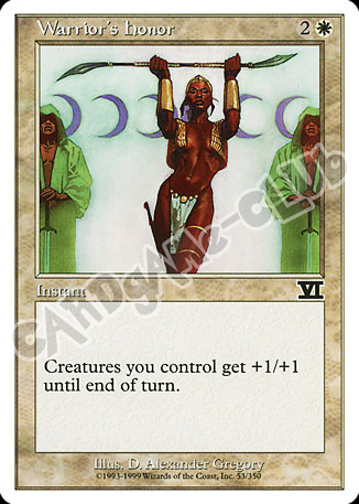 053 / 350 Warrior's Honor comune (EN) -NEAR MINT-