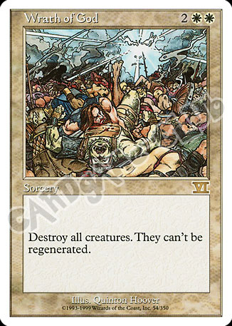 054 / 350 Wrath of God rara (EN) -NEAR MINT-