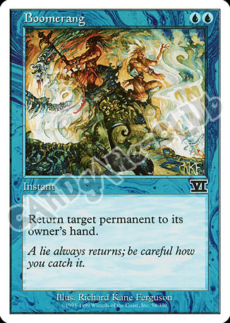 058 / 350 Boomerang comune (EN) -NEAR MINT-