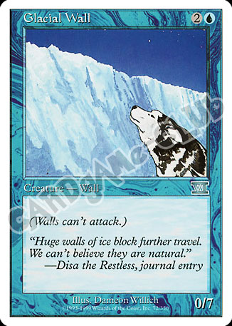 072 / 350 Glacial Wall non comune (EN) -NEAR MINT-