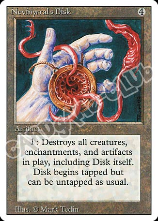 Nevinyrral's Disk rara (EN) -NEAR MINT-