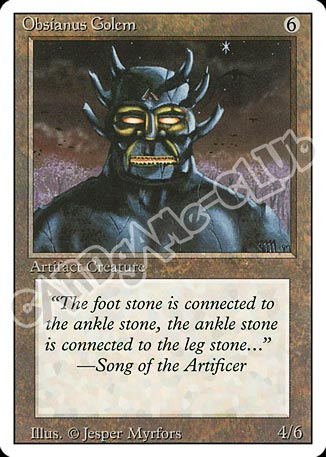 Obsianus Golem non comune (EN) -NEAR MINT-