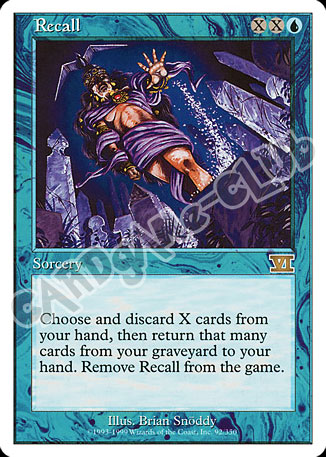 092 / 350 Recall rara (EN) -NEAR MINT-