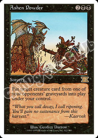 112 / 350 Ashen Powder rara (EN) -NEAR MINT-