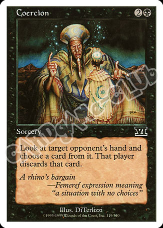 119 / 350 Coercion comune (EN) -NEAR MINT-