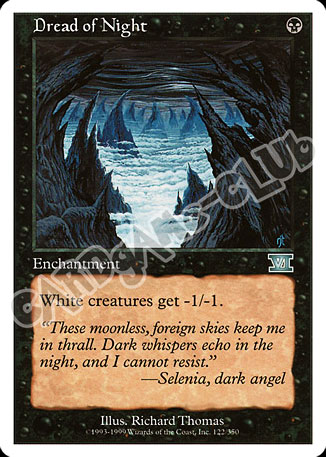 122 / 350 Dread of Night non comune (EN) -NEAR MINT-