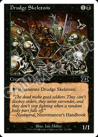 123 / 350 Drudge Skeletons comune (EN) -NEAR MINT-