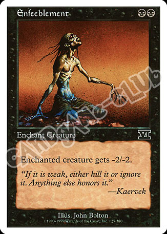 125 / 350 Enfeeblement comune (EN) -NEAR MINT-