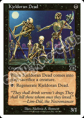 140 / 350 Kjeldoran Dead comune (EN) -NEAR MINT-