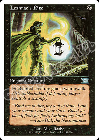 141 / 350 Leshrac's Rite non comune (EN) -NEAR MINT-