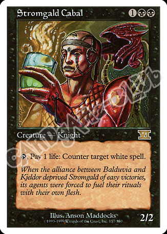 157 / 350 Stromgald Cabal rara (EN) -NEAR MINT-