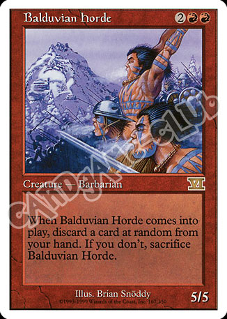 167 / 350 Balduvian Horde rara (EN) -NEAR MINT-