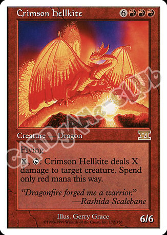 172 / 350 Crimson Hellkite rara (EN) -NEAR MINT-