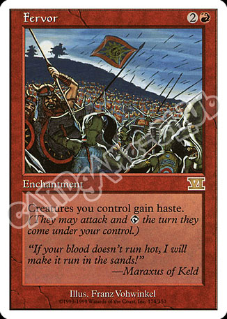 174 / 350 Fervor rara (EN) -NEAR MINT-