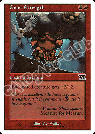 181 / 350 Giant Strenght comune (EN) -NEAR MINT-