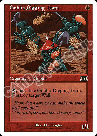 182 / 350 Goblin Digging Team comune (EN) -NEAR MINT-