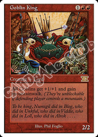 185 / 350 Goblin King rara (EN) -NEAR MINT-