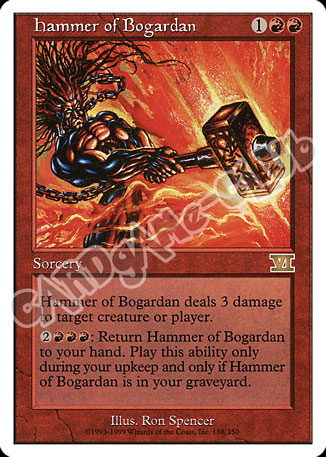 188 / 350 Hammer of Bogardan rara (EN) -NEAR MINT-