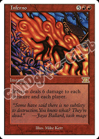 191 / 350 Inferno rara (EN) -NEAR MINT-