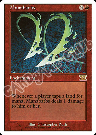 194 / 350 Manabarbs rara (EN) -NEAR MINT-