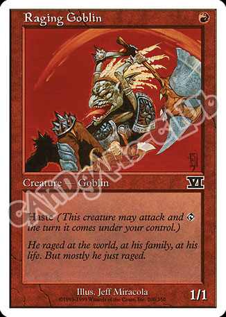 200 / 350 Raging Goblin comune (EN) -NEAR MINT-