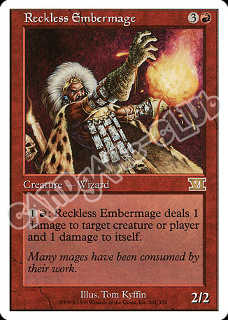 201 / 350 Reckless Embermage rara (EN) -NEAR MINT-